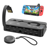 Unitek Nintendo Switch Dock Station Con Lector De Tarjetas D