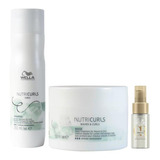 Kit Wella Professionals Nutricurls - Sh + Másc + Óleo Light