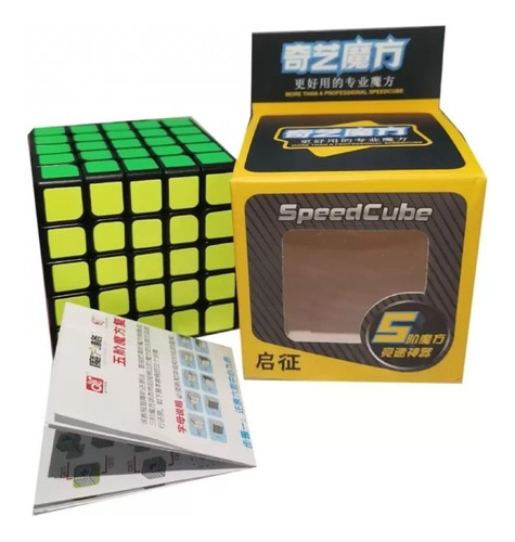5x5x5 Qizheng Cubo De Velocidad Color De La Estructura Negro