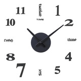 Reloj De Pared Gigante Relojes De Gran Tamaño Negro 2