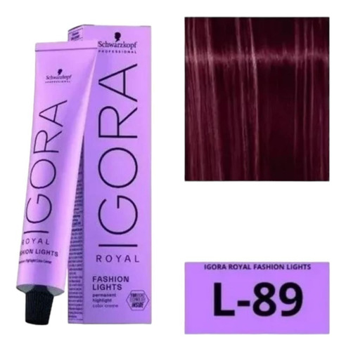 Tintura Igora Fashion Schwarzkopf L-89 60g 