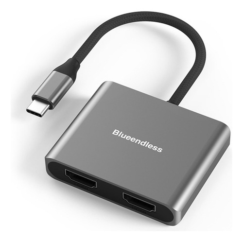 Adaptador Multimonitor Usb C A 2 X Hdmi Compatible Con Video