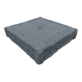 Almofada Futon Turco Assento Linho Siena- 0,40 X 0,40 X 0,08