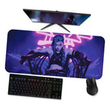 Mousepad Gamer Grande 90x40 - Lol Arcane Jinx 6