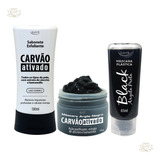 Skin Care Máscara Facial Carvão Ativado Argila Negra Lucy's