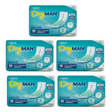 Absorvente Masculino Dry Man 5 Pacotes C/10un 