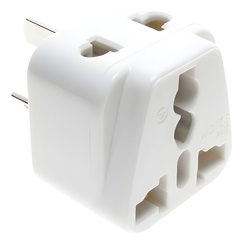 Adaptador Universal Argentina Plug Tomada 100~250 10a Branca