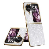 Funda Para Oppo Find N3 Flip Carcasa Purpurina Brillante