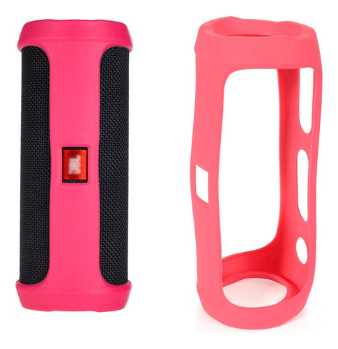 Funda Protectora Para Altavoz Jbl Flip4 - Rosado