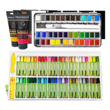 Set Pinturas Acrílicas 6x75ml Set Óleos 48 Colores Set Acuar