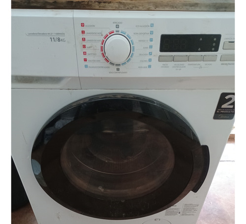 Lavadora Secadora Midea 11/8 Mlsf-1108bn05n