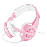 Audífonos Gamer Trust Radius Gxt 310p Pink