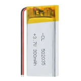 Bateria Litio 3.7v Polím. Paneles Protección 300mah 502035 