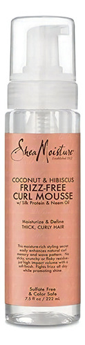 Sheamoisture Mousse Espuma Antifrizz De Coco E Hibisco 220ml