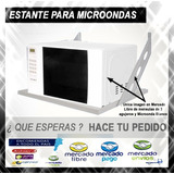 Repisa Microondas / Horno Electrico 52x36 Cm De 18 Mm