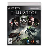 Injustice Gods Among Us Ps3 Mídia Física Seminovo