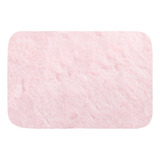 Concus-t Alfombra De Baño Rosa, Alfombra De Baño Peluda Para