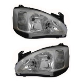 Par Faros F/cromo C/rayado Corsa 2003 2004 2005 2006