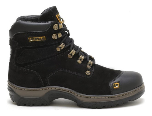 Bota Caterpillar Coturno Masculina Couro Legitimo Reforçada