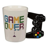 Taza Tazon Gamer De Ceramica Game Over Control Ps Pro X.l