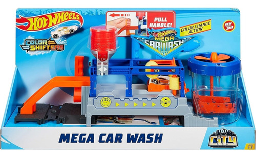 Hot Wheels Mega Car Wash / Autolavado Color Shifters
