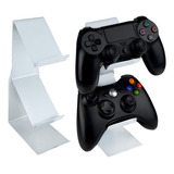 Suporte 2 Controles Xbox 360 One Series X S Ps4 Ps5 Branco