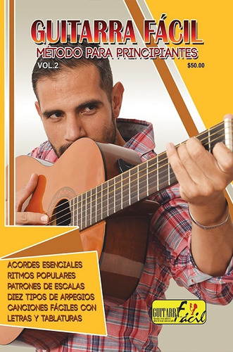 Método Guitarra Fácil Vol.2 Método Y Cancionero 