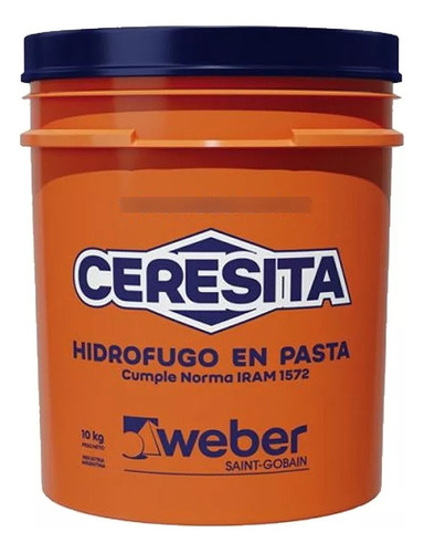 Ceresita Hidrofugo En Pasta Weber 10 Kg