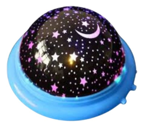 Luminária Projetor Disco Voador Led Infantil Estrelas Menino