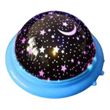 Luminária Projetor Disco Voador Led Infantil Estrelas Menino