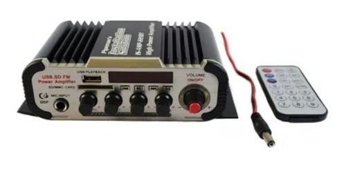 Amplificador Potencia Is-amp-221bt Con Radio-bluietooth-usb 