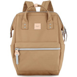 Mochila Himawari 1881 Usb Cordura Bolso Division Notebook. Color Camel