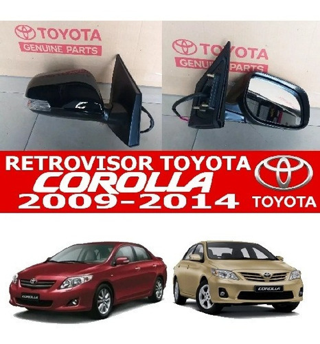Retrovisor Corolla Gli 2010 2011 2012 2013 2014 Foto 7