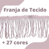 Franja De Tecido Rosa Claro - 5cm Rolo C/10 Metros - Nybc