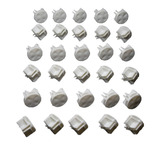 Paquete De 24 Conectores De Plástico Para Cubos De Rejilla