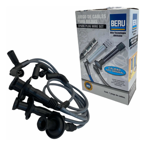 Cables Bujías Beru Gris Vw Sedán Vocho Combi 1600 Carburador