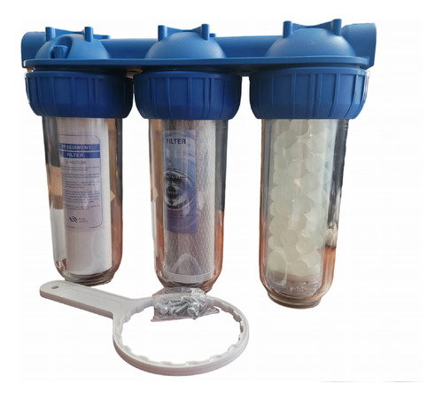 Filtro De Agua Triple Antisarro Polifosfato 10 X 2.5 