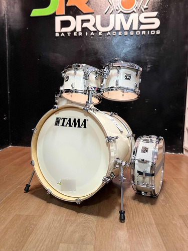 Bateria Tama Superstar Classic Maple Vintage White Sparkle