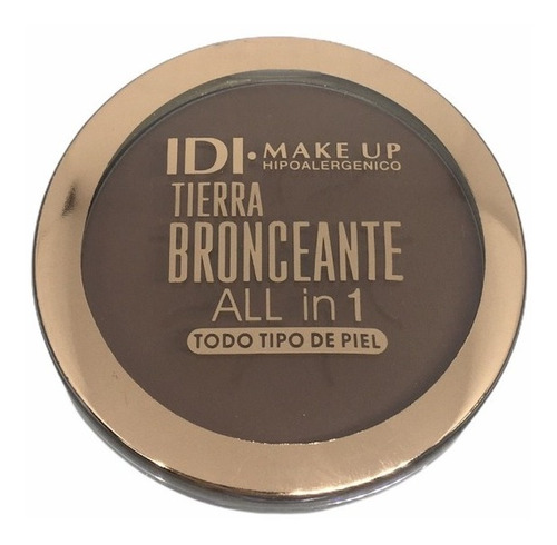 Polvo Compacto Idi Hipoalergénico Tierra Bronceante All In 1