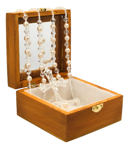 Lazo Matrimonio Mancuerna Boda Perla Cristal + Incluye Caja | Meses sin interés