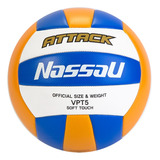 Pelota Beach Voley Nassau Attack Blanco/azul/naranja