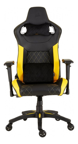 Silla Corsair Gaming T1 Race Reclinable 4d Black Yellow / /v Color Negro/amarillo