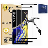 Protector De Pantalla Para Galaxy Note 9 Paquete De 2+2 Pr
