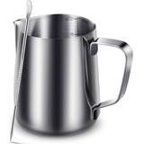 Camkyde Stainless Steel Milk Frothing Pitcher 12 Oz, Espr...