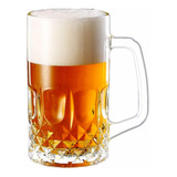 Caneca Cerveja Chopp Munich Alemã Grande 500ml Vidro 