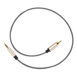 Jack De 3,5 Mm A Rca Macho De Nailon Trenzado De Sonido 3m