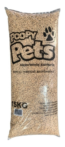 Pellets Piedras Sanitarios Gatos/conejos X 15kg Poopy Pets