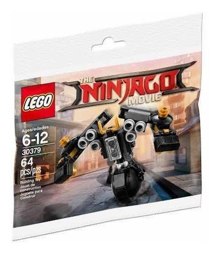 Lego 30379 Ninjago Movie Terremoto Mecanico Quake Mech 64 Pz