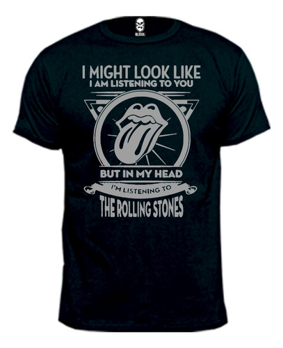 Remera The Rolling Stones 100% Algodón Premium Peinado