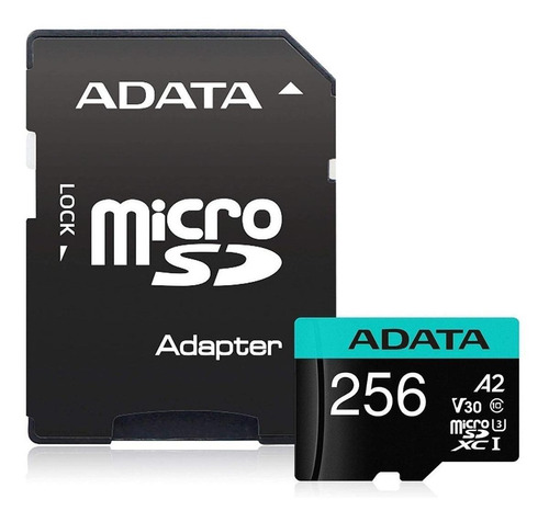 Tarjeta De Memoria Adata Ausdx256gui3v30sa2-ra1  Premier Pro Con Adaptador Sd 256gb